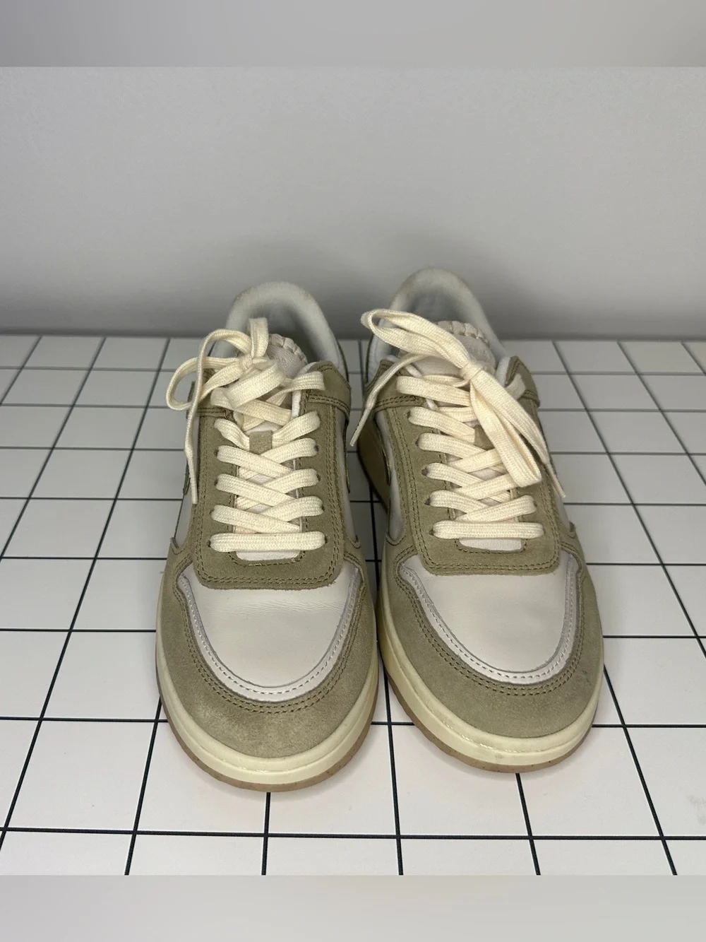 rag & bone Cream, Olive & Beige Low-Top Sneakers